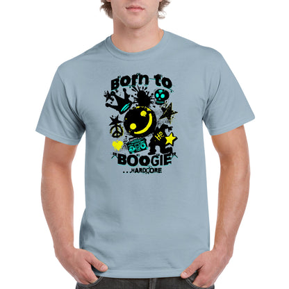 Hardcore 90s dance inspired unisex shirt, Born To Boogie!!! Back to the old Skool!!