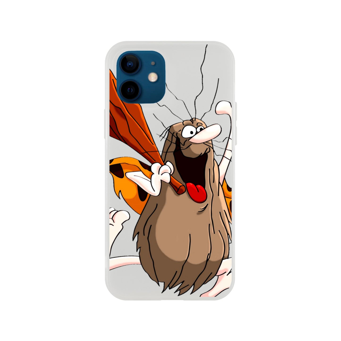 Capitan Cave Man 70s cartoon flexi phone case, This vintage 70s inspired phone protection