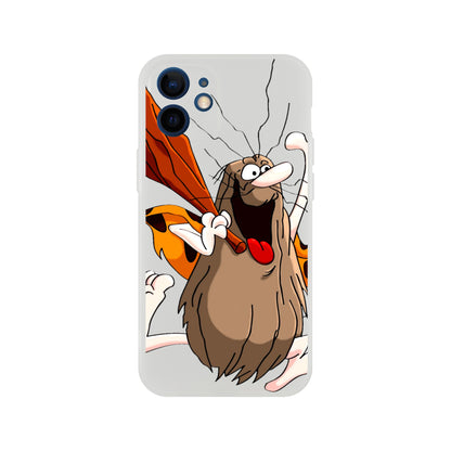 Capitan Cave Man 70s cartoon flexi phone case, This vintage 70s inspired phone protection