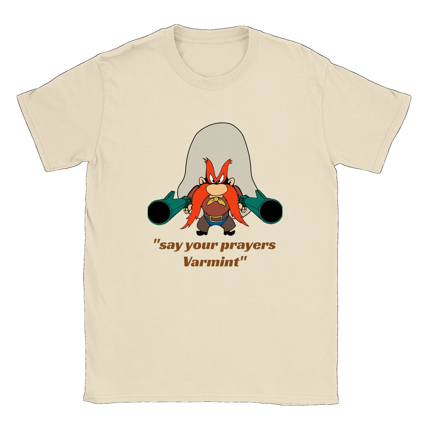 Yosemite Sam T shirt  Be the "meanest, roughest, toughest hombre that’s ever crossed the Rio Grande, and I ain’t no namby-bamby!” this is retro shirt is a perfect unisex gift.