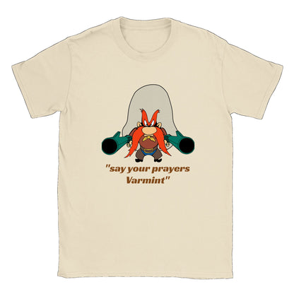 Yosemite Sam T shirt  Be the "meanest, roughest, toughest hombre that’s ever crossed the Rio Grande, and I ain’t no namby-bamby!” this is retro shirt is a perfect unisex gift.