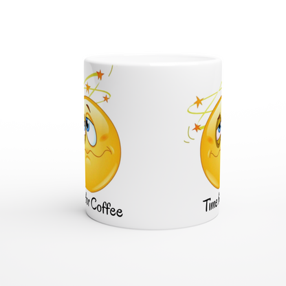 Coffee lovers mug, "Time For Coffee" a great gift for the coffee lover in your Life.