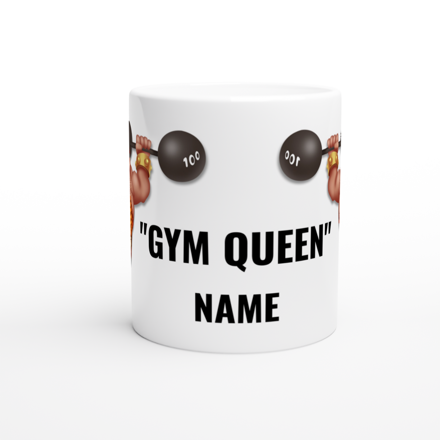 Gym Queen, Mug, Personalize this gift for the strong parson in your life! Add the name of your Vintage strong person.