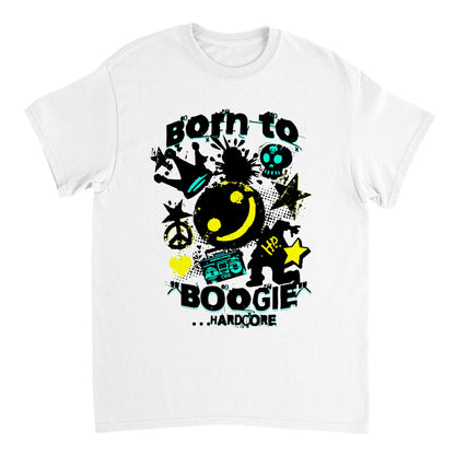 Hardcore 90s dance inspired unisex shirt, Born To Boogie!!! Back to the old Skool!!