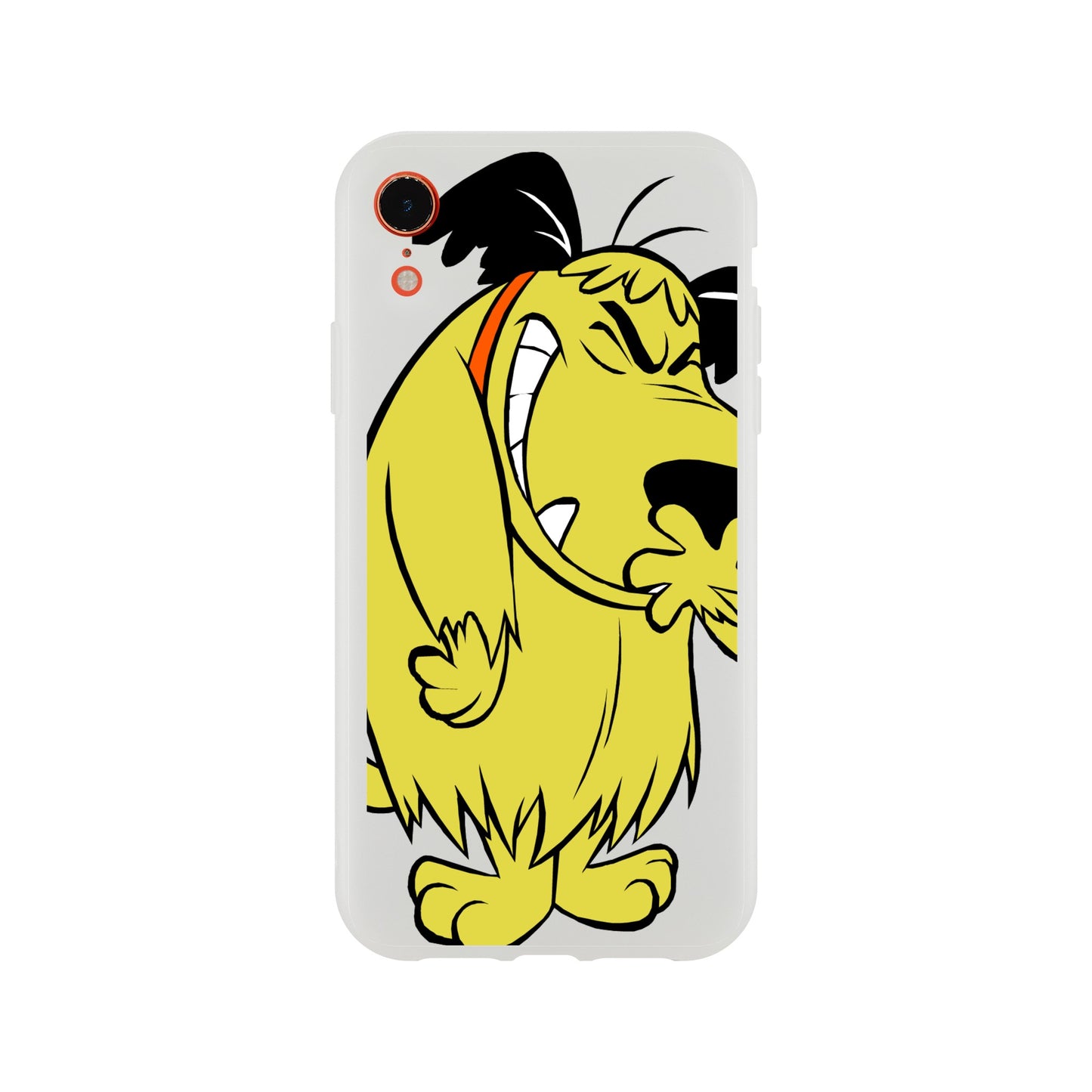 Muttley 70s cartoon flexi phone case, Vintage 70s and 80s cartoon inspired phone case.