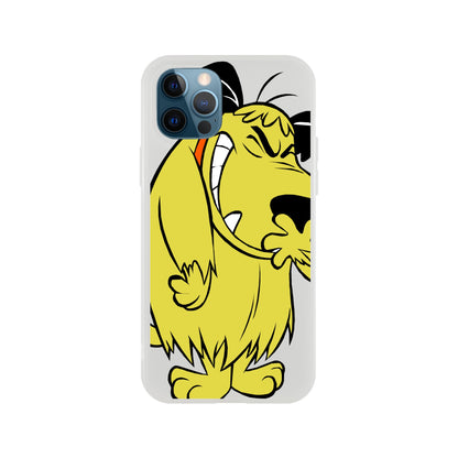 Muttley 70s cartoon flexi phone case, Vintage 70s and 80s cartoon inspired phone case.