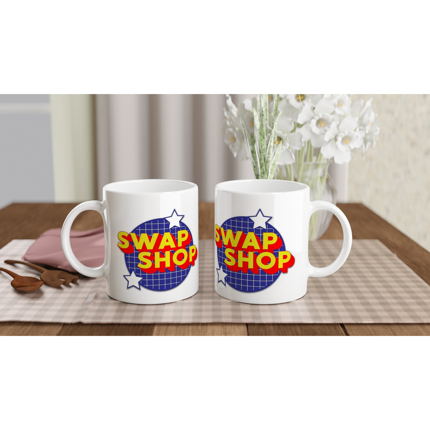 70's T.V. Classic "Swap Shop" Mug, 70s Kids T.V. mug, Gift for Dad, Gift for Mum, 70s retro