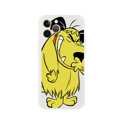 Muttley 70s cartoon flexi phone case, Vintage 70s and 80s cartoon inspired phone case.