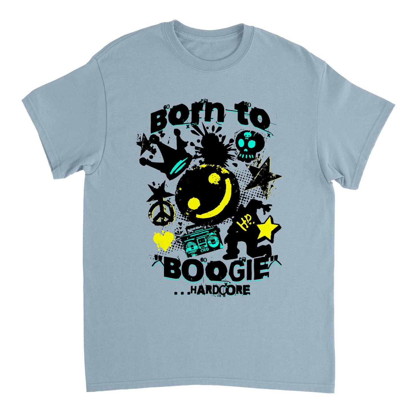 Hardcore 90s dance inspired unisex shirt, Born To Boogie!!! Back to the old Skool!!