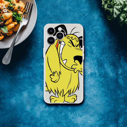 Muttley 70s cartoon flexi phone case, Vintage 70s and 80s cartoon inspired phone case.