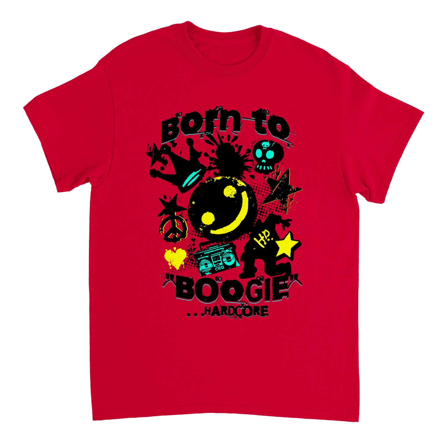 Hardcore 90s dance inspired unisex shirt, Born To Boogie!!! Back to the old Skool!!