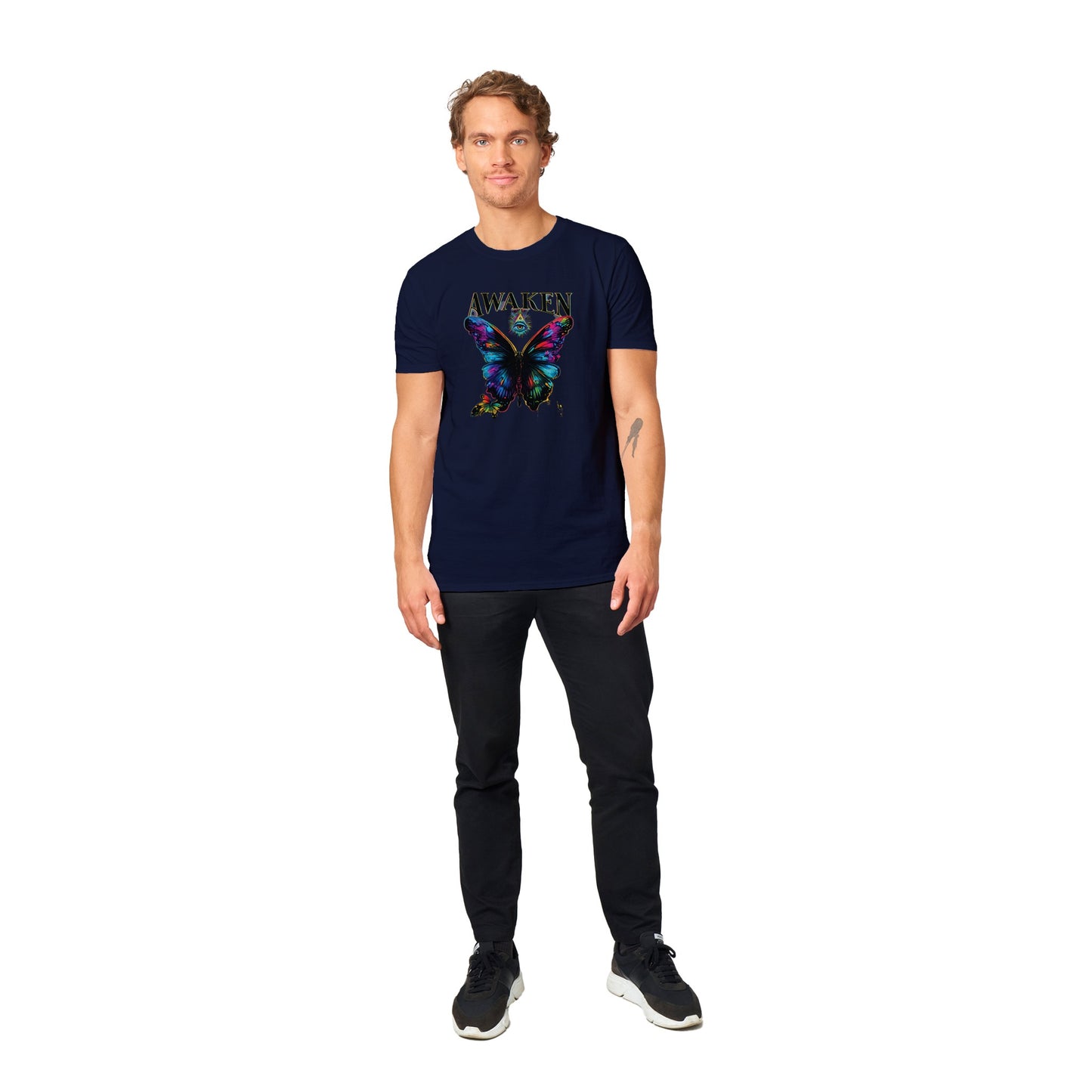 Awaken t-shit a Classic Unisex Crewneck T-shirt with a Psychedelic vibe