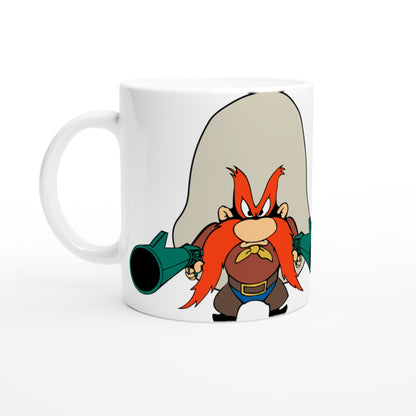 Yosemite Sam, Mug, 70s retro cartoon mug, classic loony Tunes- cartoon gift.