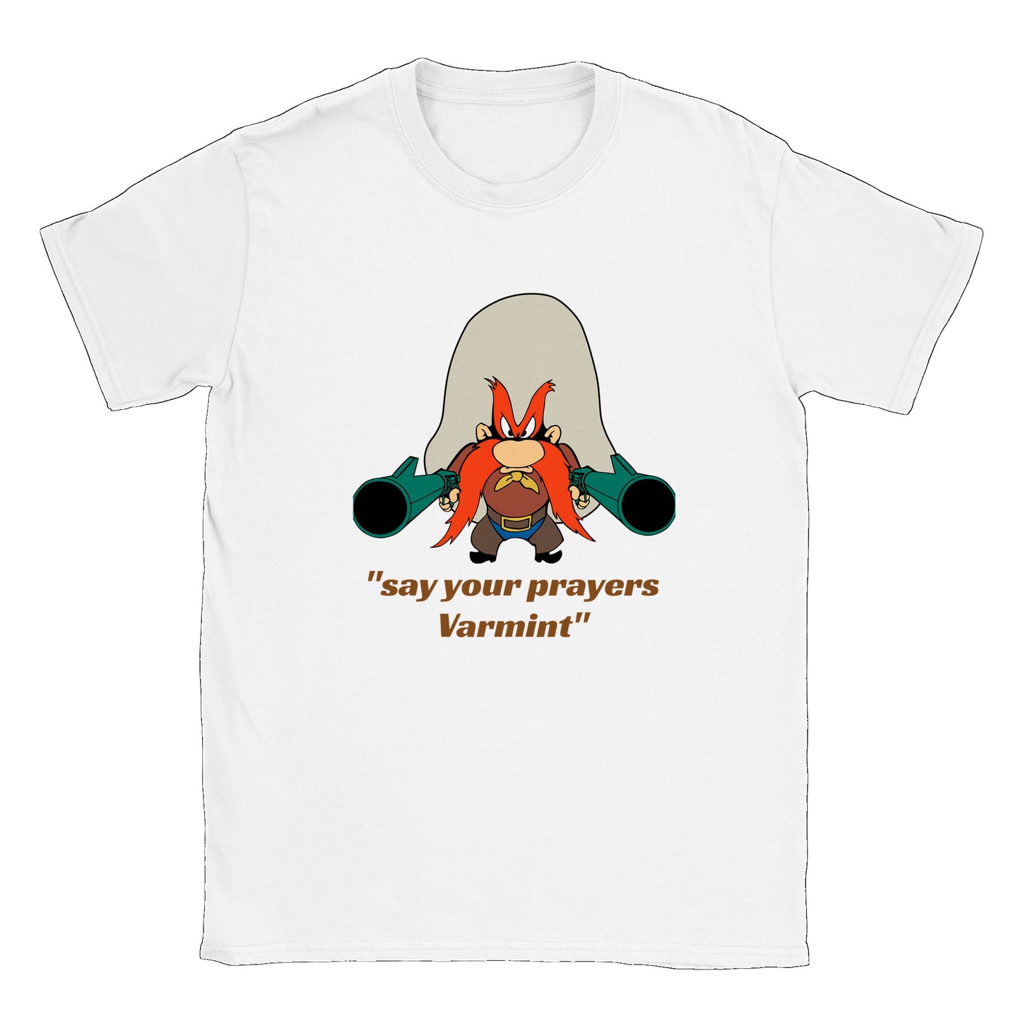 Yosemite Sam T shirt  Be the "meanest, roughest, toughest hombre that’s ever crossed the Rio Grande, and I ain’t no namby-bamby!” this is retro shirt is a perfect unisex gift.