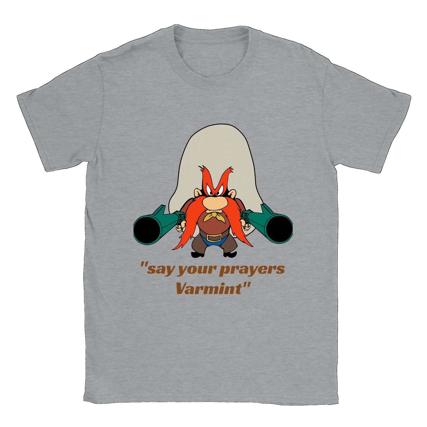 Yosemite Sam T shirt  Be the "meanest, roughest, toughest hombre that’s ever crossed the Rio Grande, and I ain’t no namby-bamby!” this is retro shirt is a perfect unisex gift.