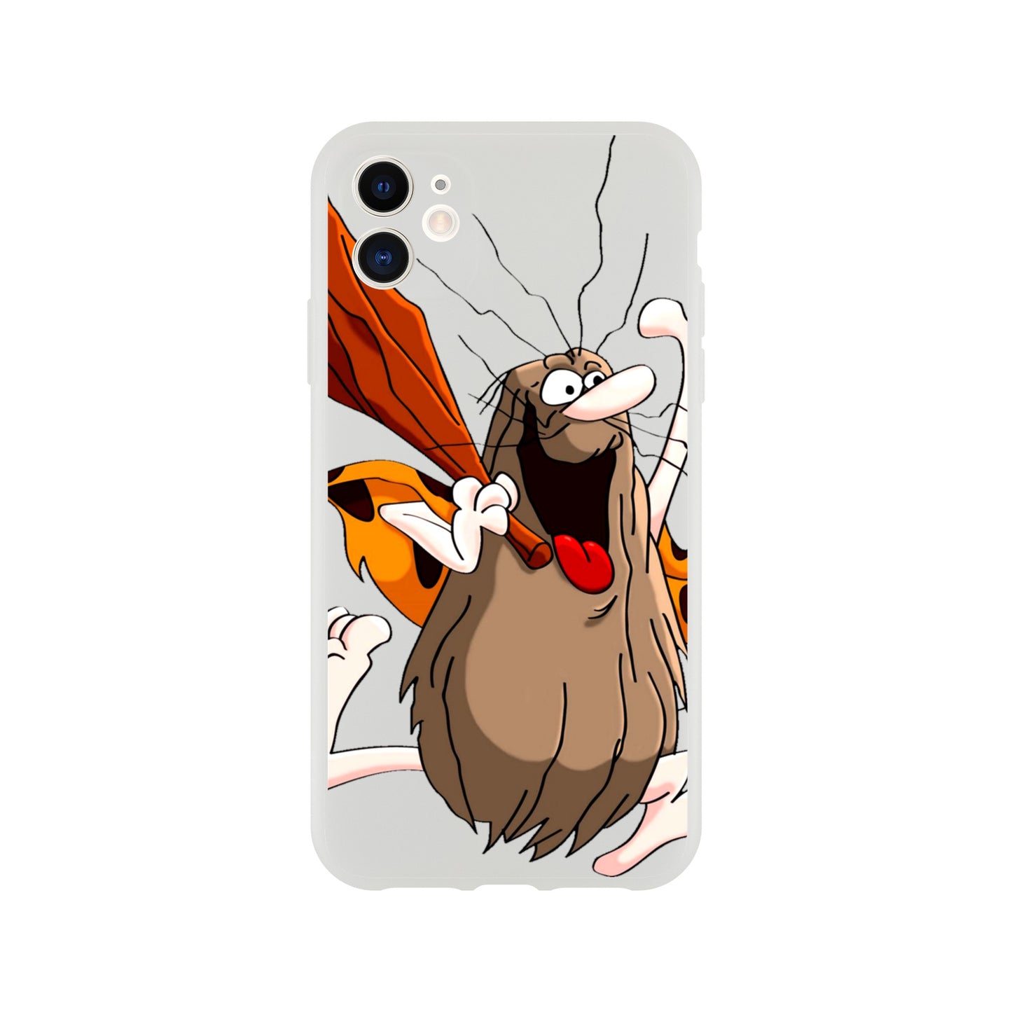 Capitan Cave Man 70s cartoon flexi phone case, This vintage 70s inspired phone protection