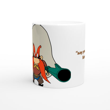 Yosemite Sam, Mug, 70s retro cartoon mug, classic loony Tunes- cartoon gift.