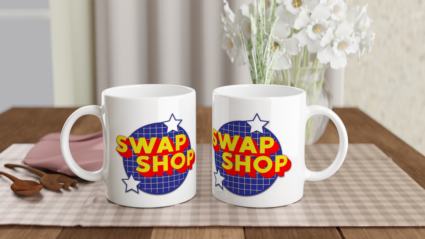 70's T.V. Classic "Swap Shop" Mug, 70s Kids T.V. mug, Gift for Dad, Gift for Mum, 70s retro